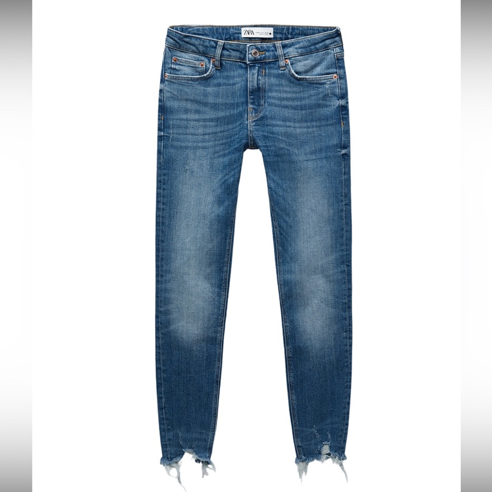 ZARA mid rise jeans